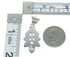 Southwest Sterling Silver And Magenta Turquoise Pendant WX66768